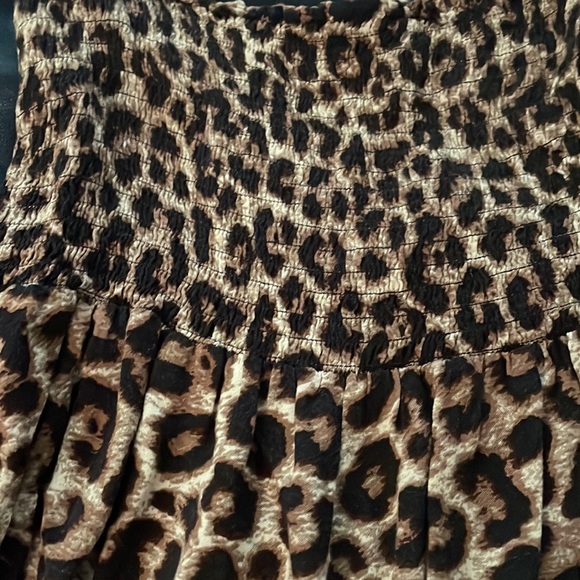Cheetah print tube top dress - Picture 2 of 2